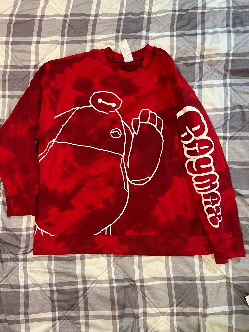 Disney Red Baymax Crewneck Sweatshirt